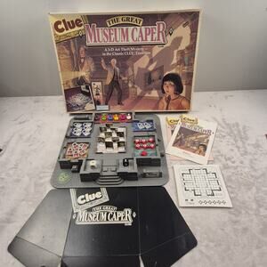 Vintage 1991 Clue The Great Museum Caper Board Game 99% Complete Parker Brothers